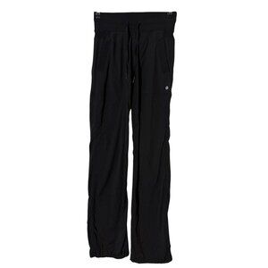 Lululemon Dance Studio Black Mid-Rise Pants WSENOR Size 2